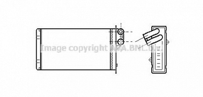 AVA QUALITY COOLING pea6118 -  Теплообменник, отопление салона